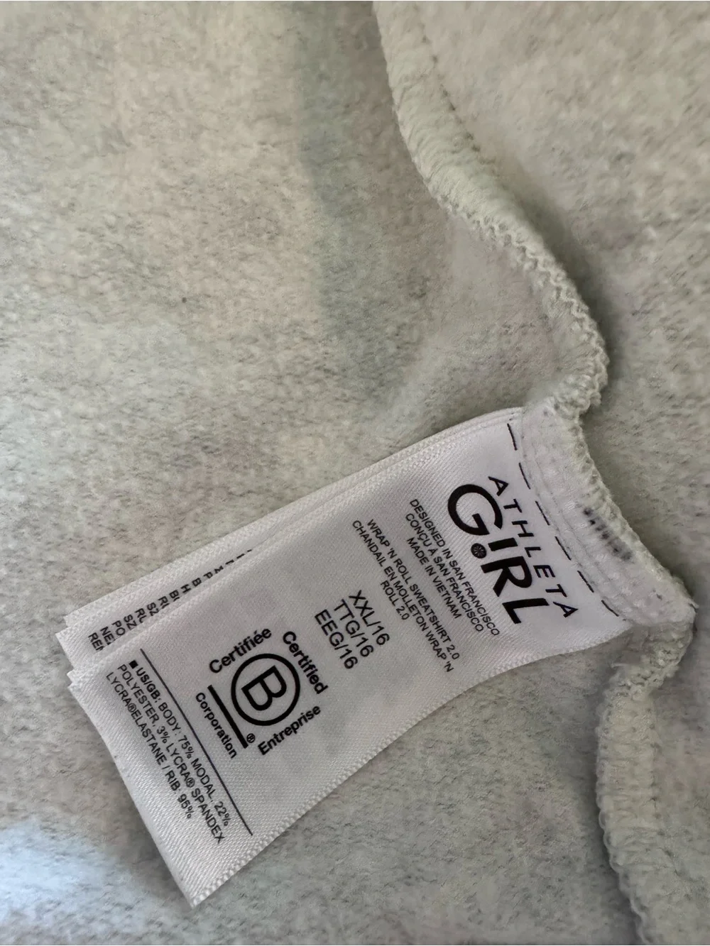 Athleta Girl Heather Gray Cozy Cardigan